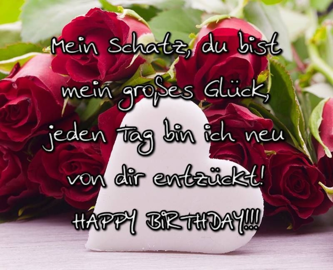 Alles Gute zum Geburtstag mein schatz