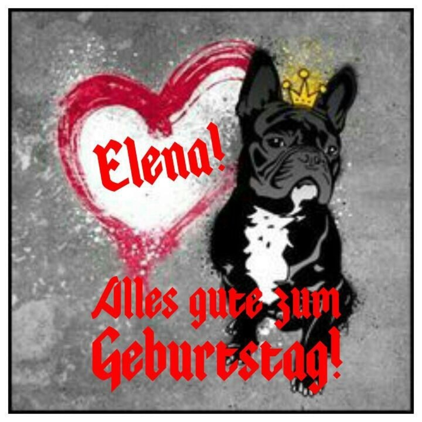 Elena Alles Gute zum Geburtstag