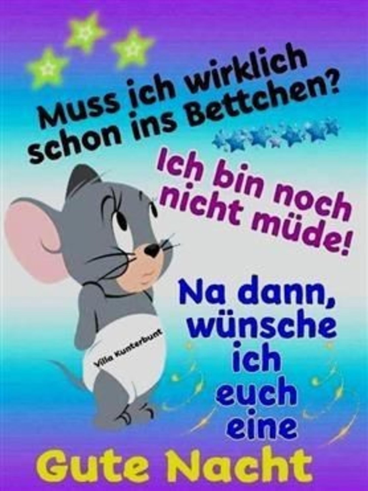 Gute Nacht coole sprüche 461