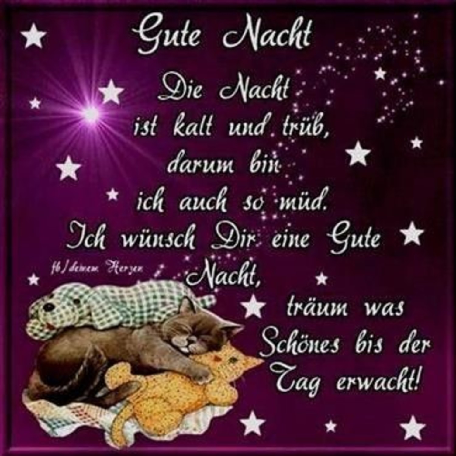 Gute Nacht Bild Mit Spruch: A Journey into the Realm of Meaningful Nightly Greetings