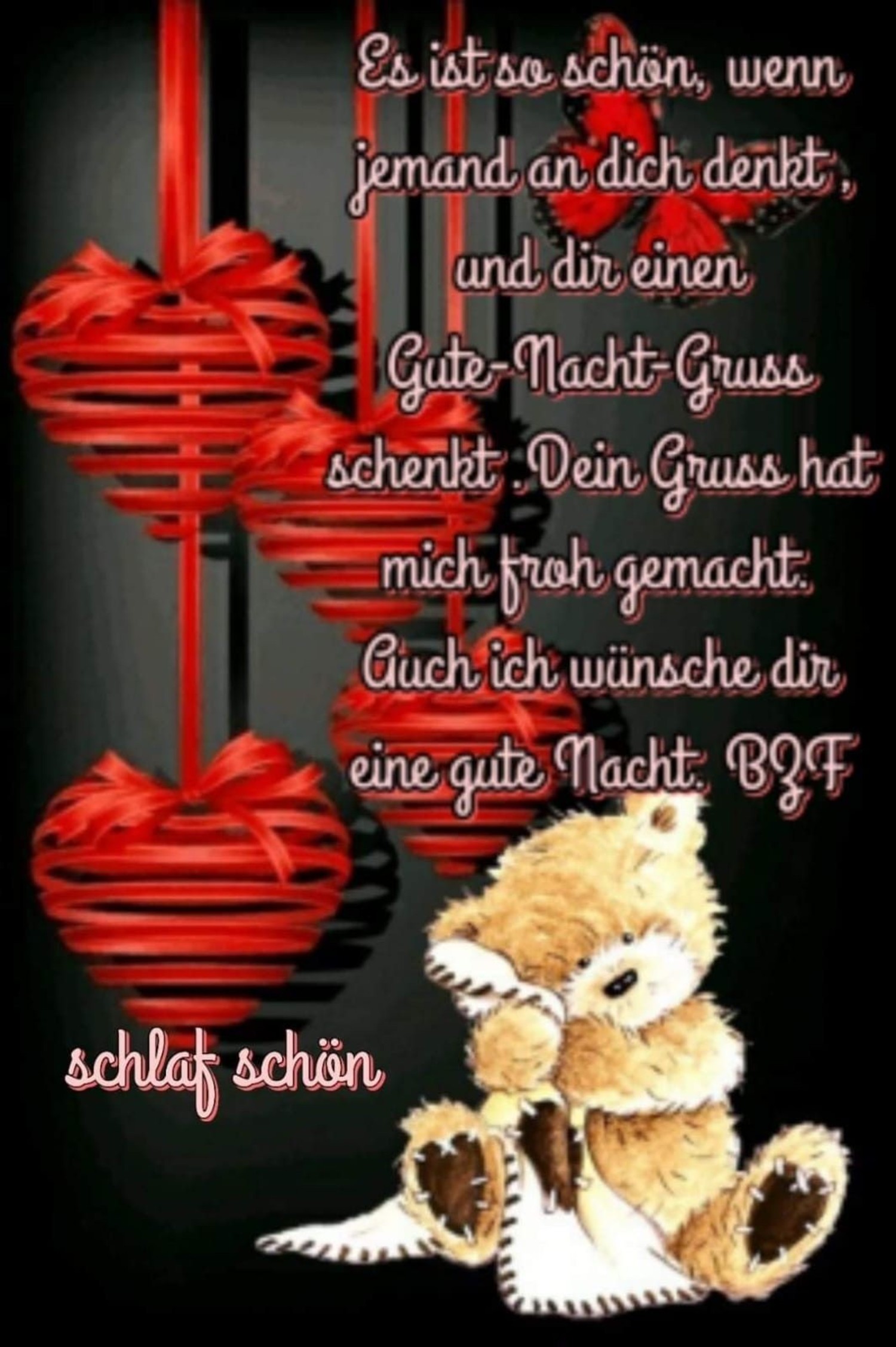 Bild spruch mit gute nacht Gute nacht