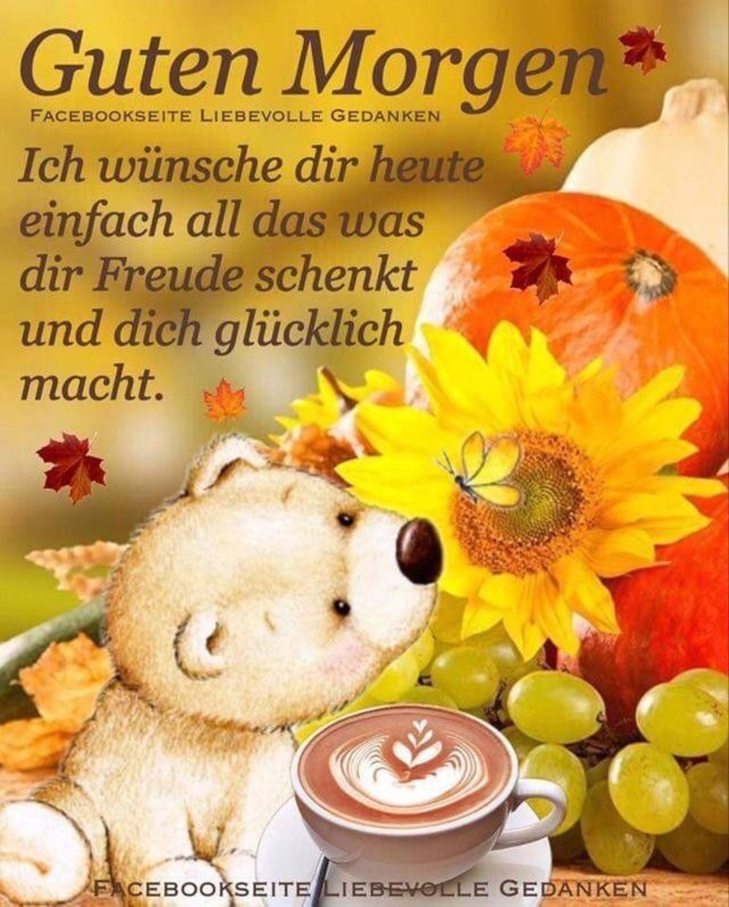 Guten Morgen Herbst 192 Gbpicsbilder Com