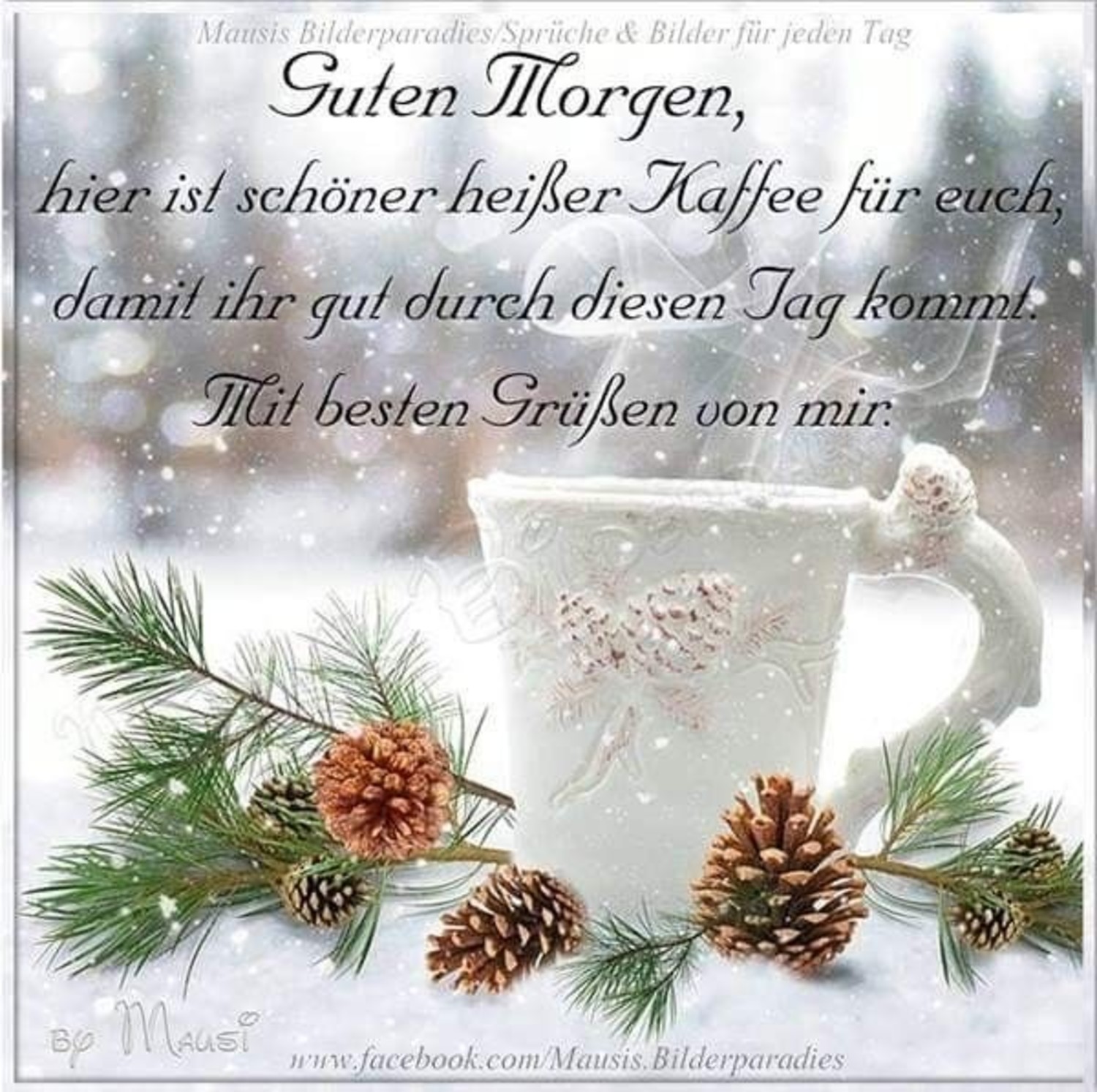 guten morgen bilder winterlich kostenlos