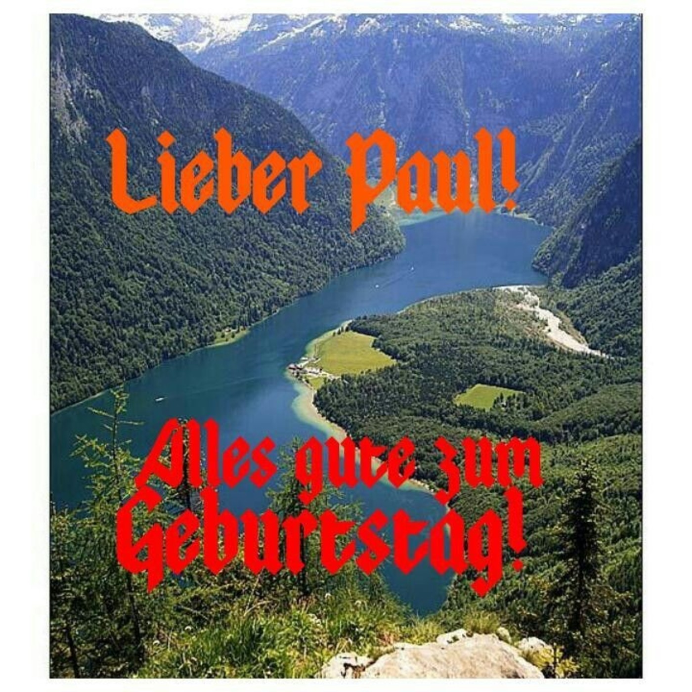 Lieber Paul Alles Gute zum Geburtstag (2)