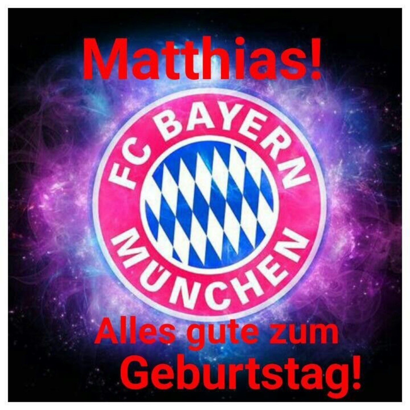 Matthias Alles Gute zum Geburtstag