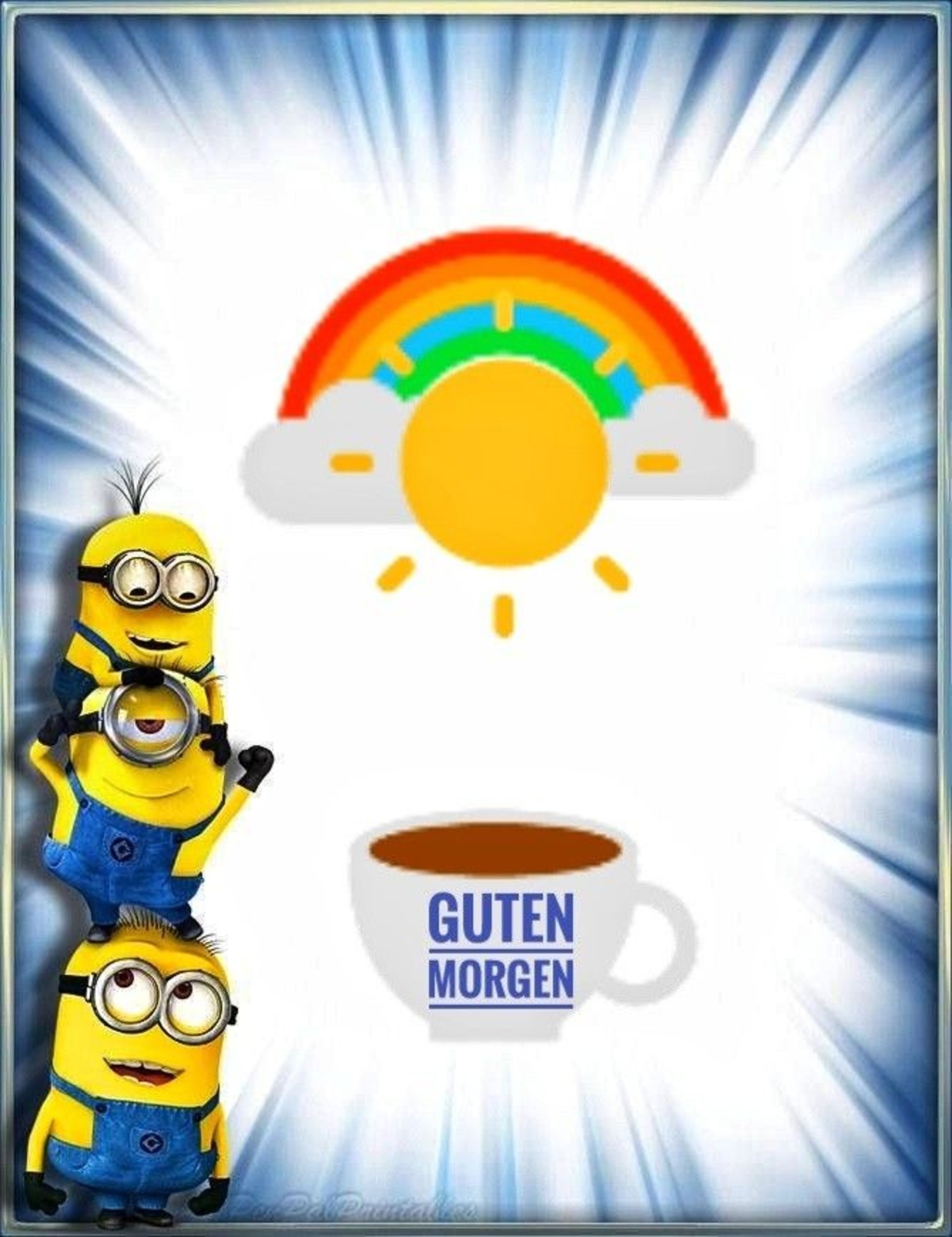 Minions Guten Morgen 375