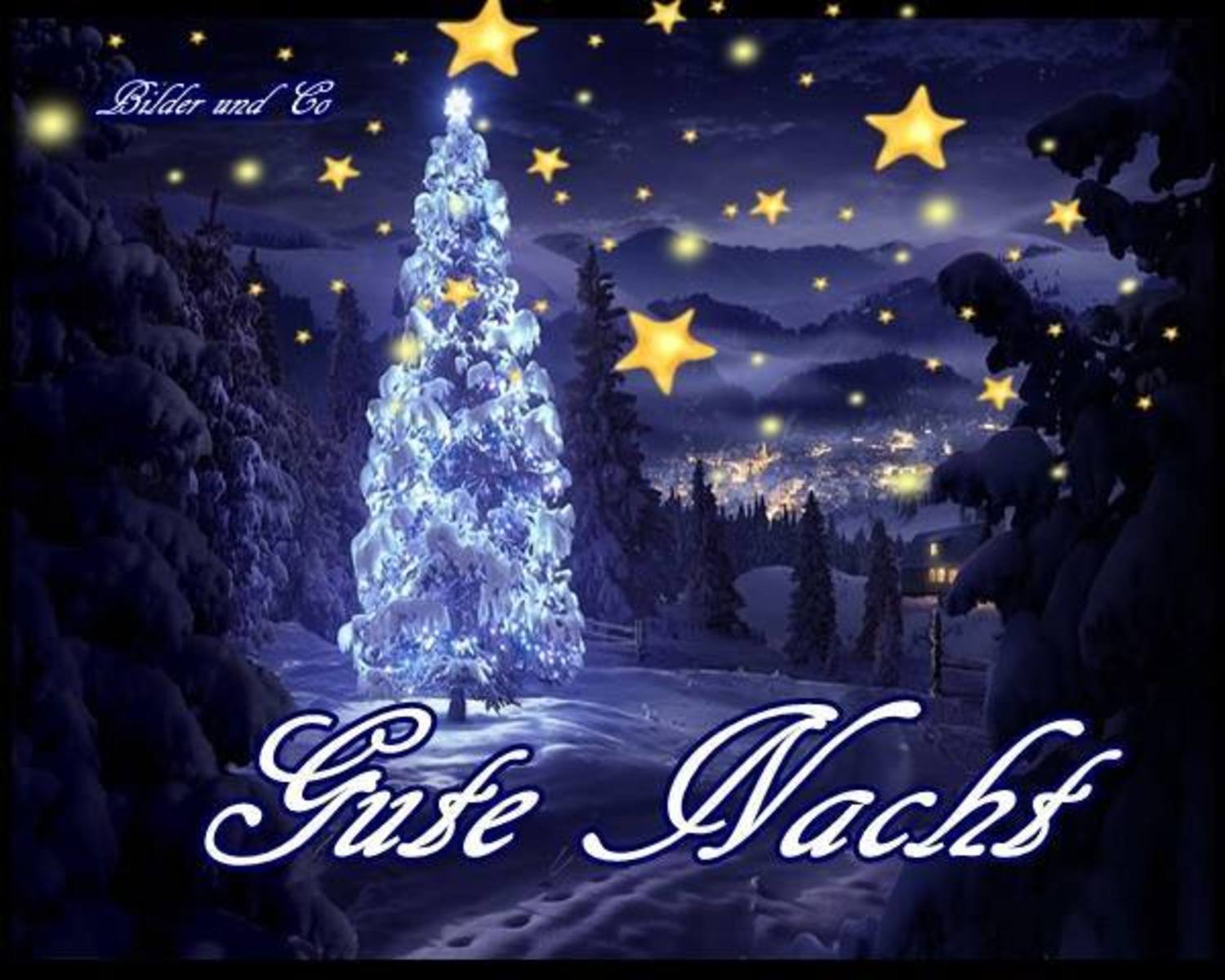 Bilder und Sprüche Gute Nacht Weihnachten