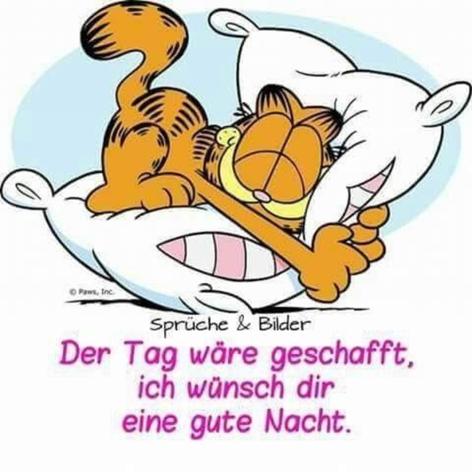 Garfield bilder kostenlos Gute Nacht WhatsApp 667