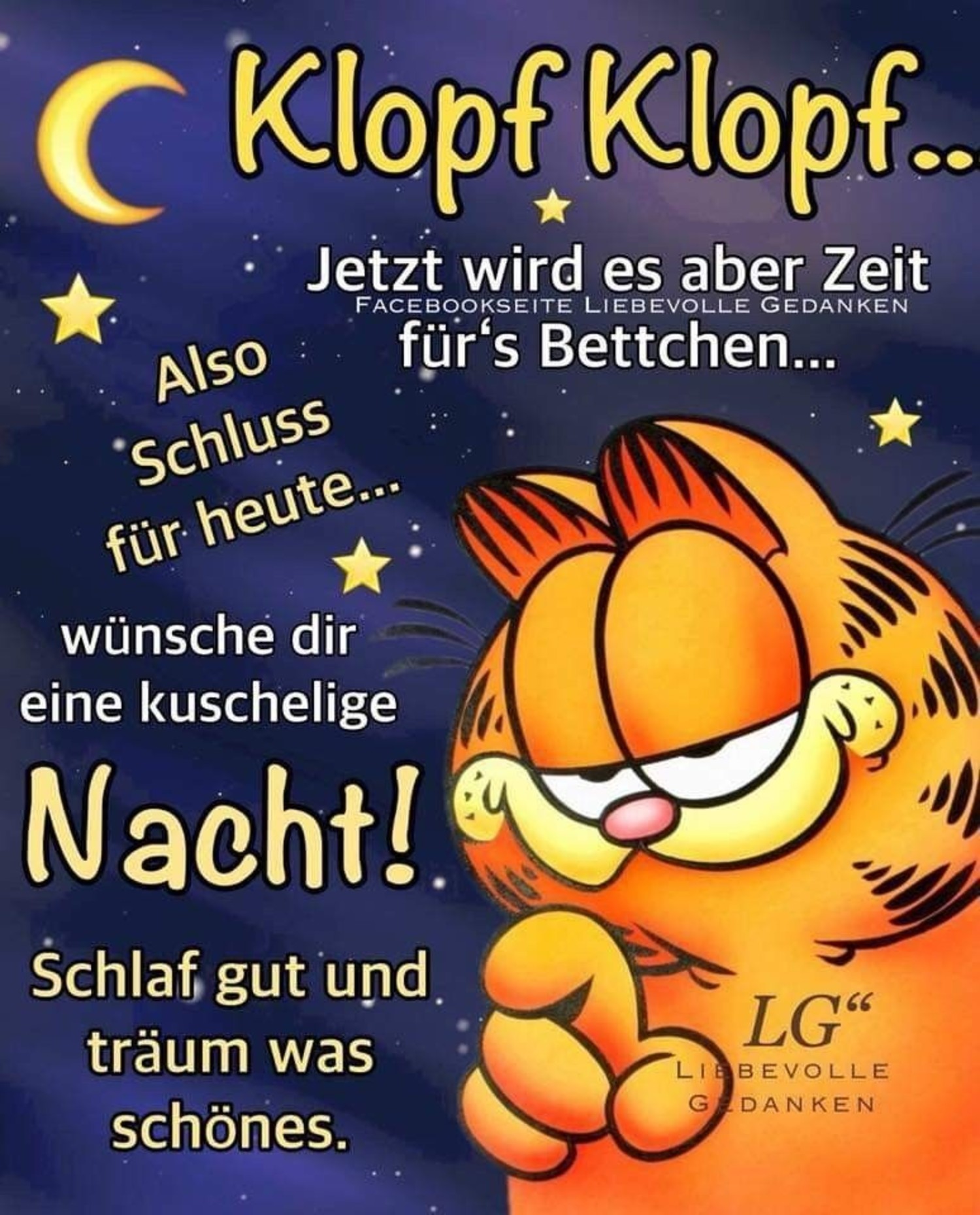 Garfield bilder kostenlos Gute Nacht WhatsApp 777