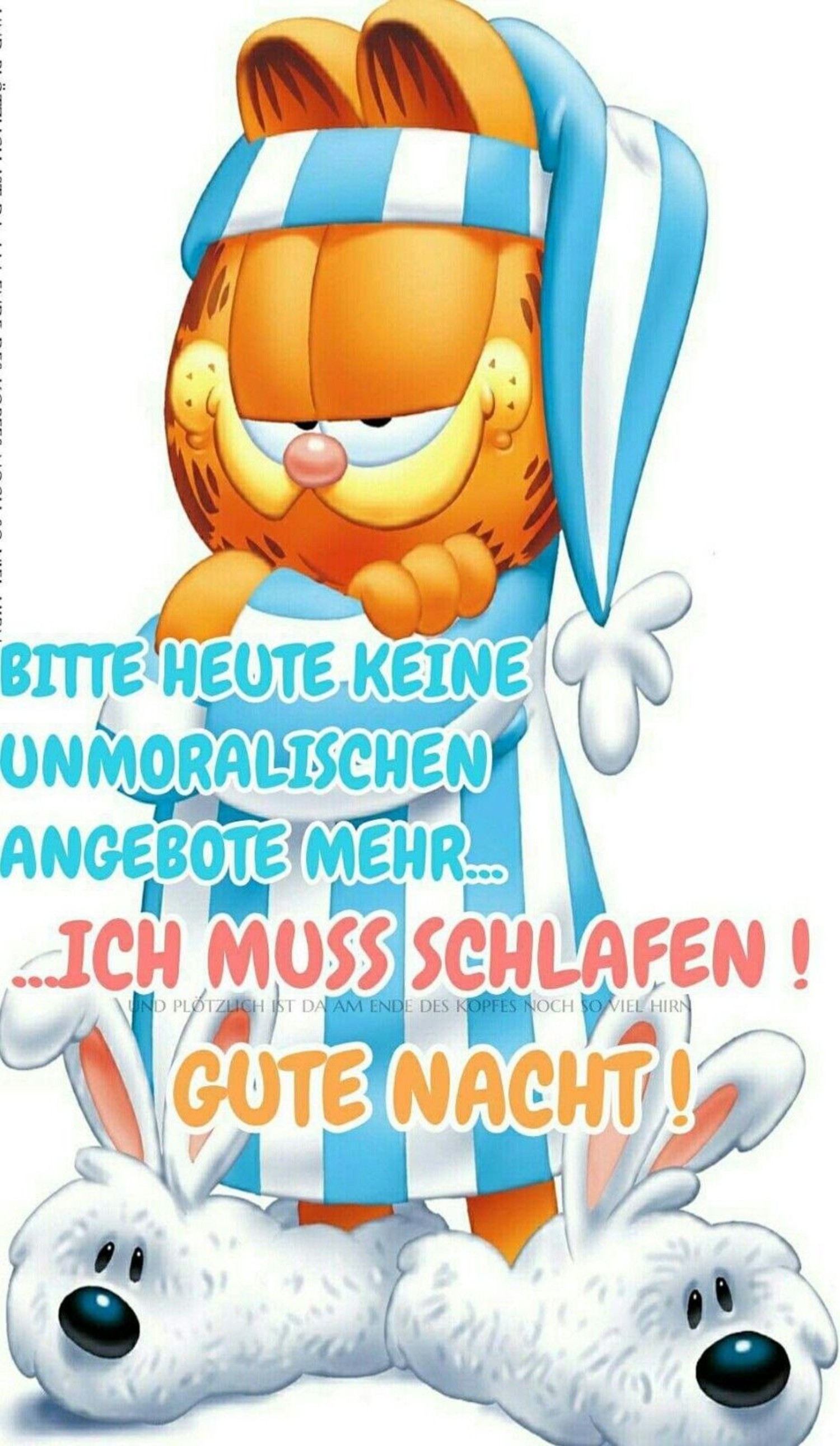 Garfield bilder kostenlos Gute Nacht WhatsApp 964