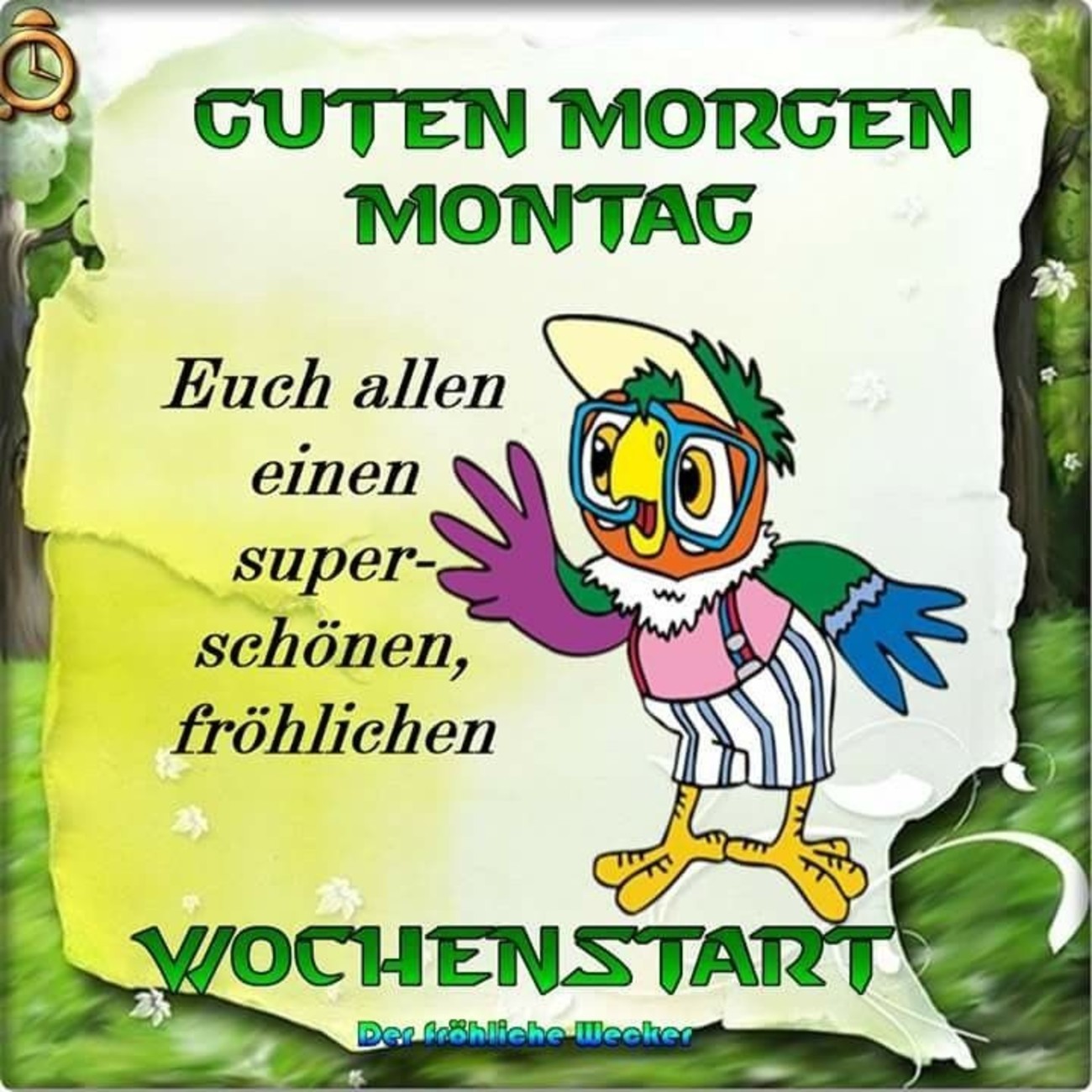 Guten Morgen Montag Wochenstart 8