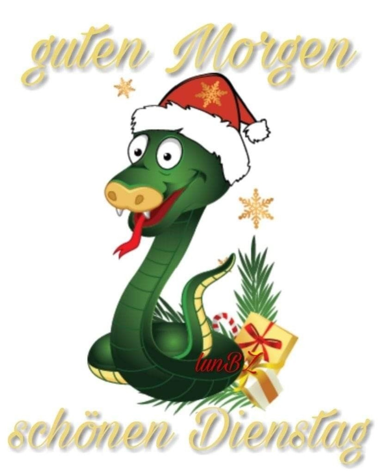 Guten Morgen Schönen Dienstag Weihnachten 35