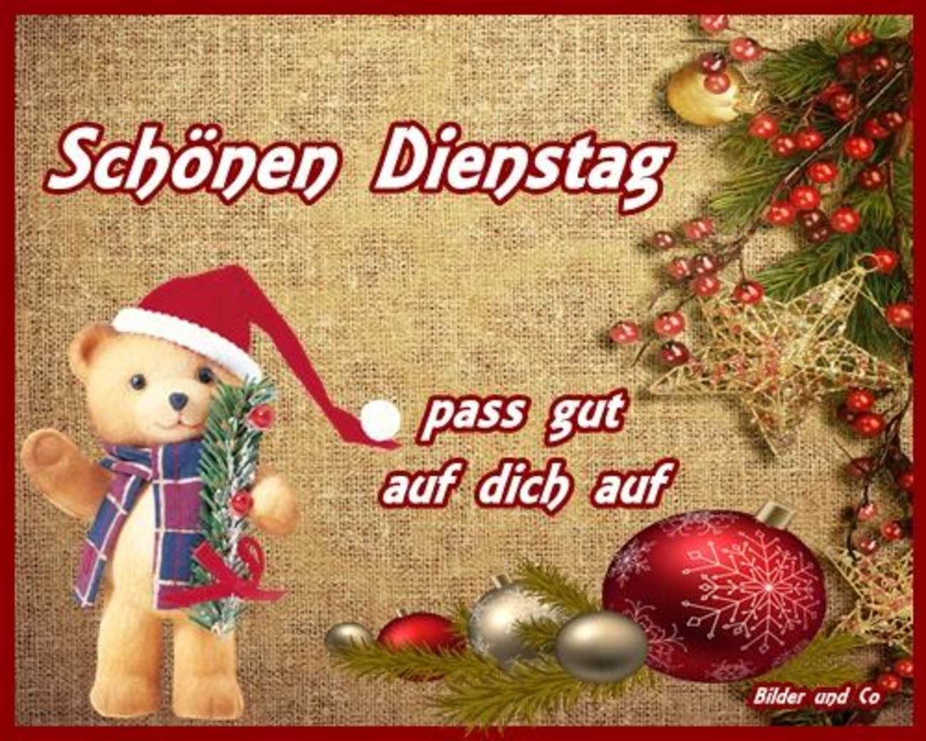 Guten Morgen Schönen Dienstag Weihnachten 86