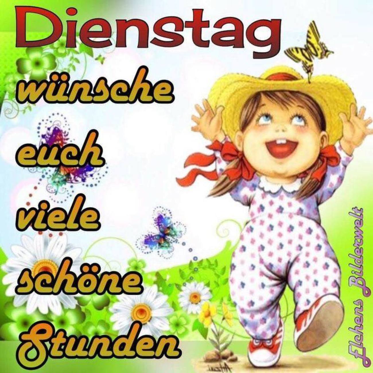 Schönen Dienstag guten