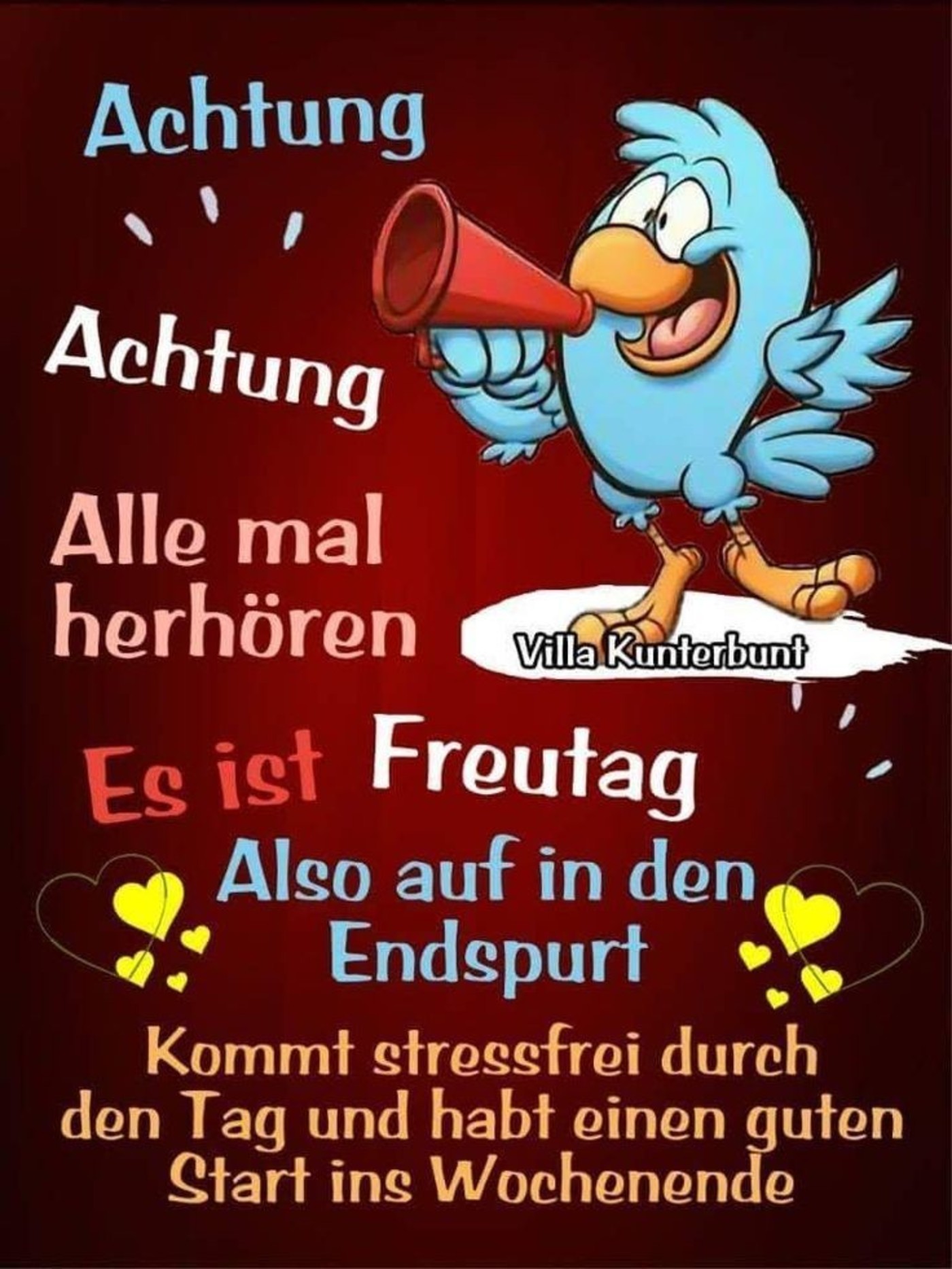 Schönen Freitag guten bilder