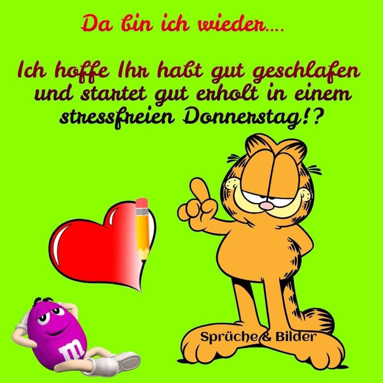 Schönen Donnerstag Garfield 253