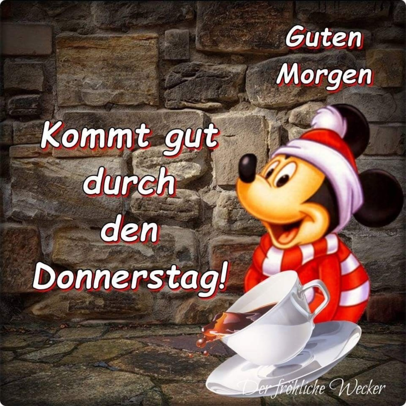 Donnerstag snoopy morgen guten guten morgen