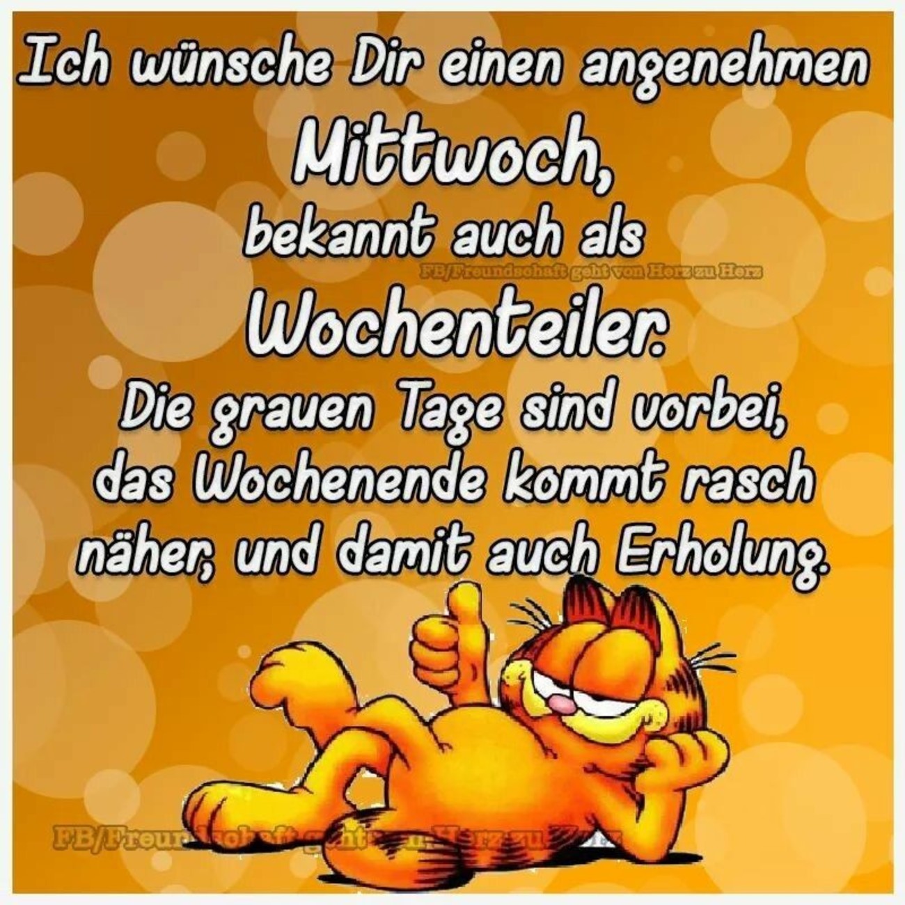 Schönen Mittwoch Garfield 205