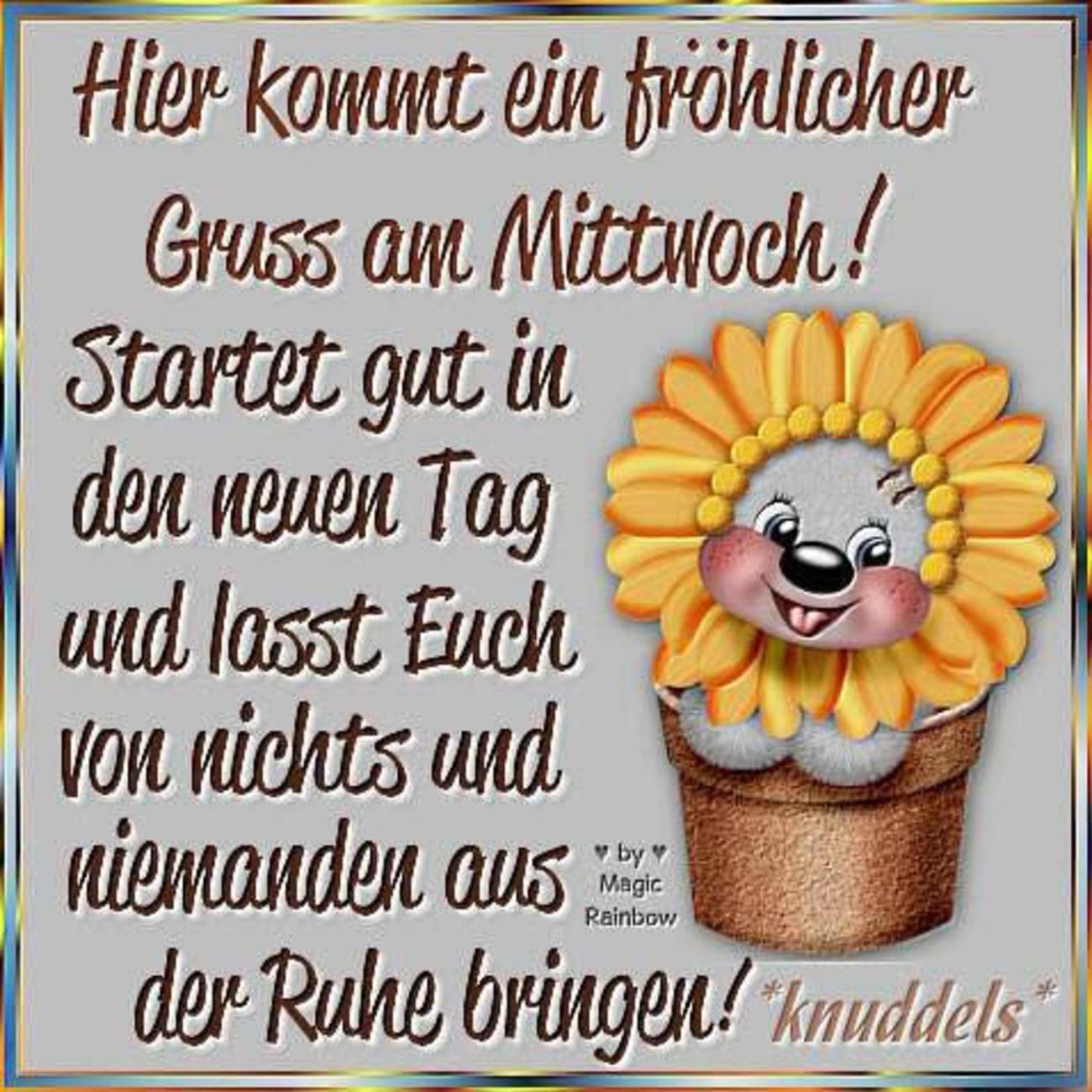 Schönen Mittwoch für Facebook