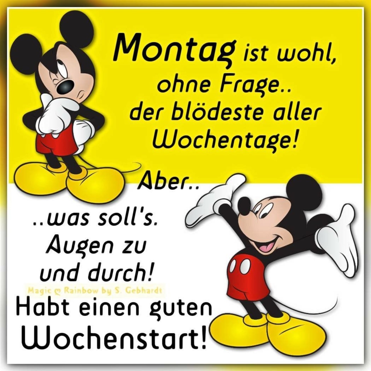 Schönen Montag bilder Disney 2