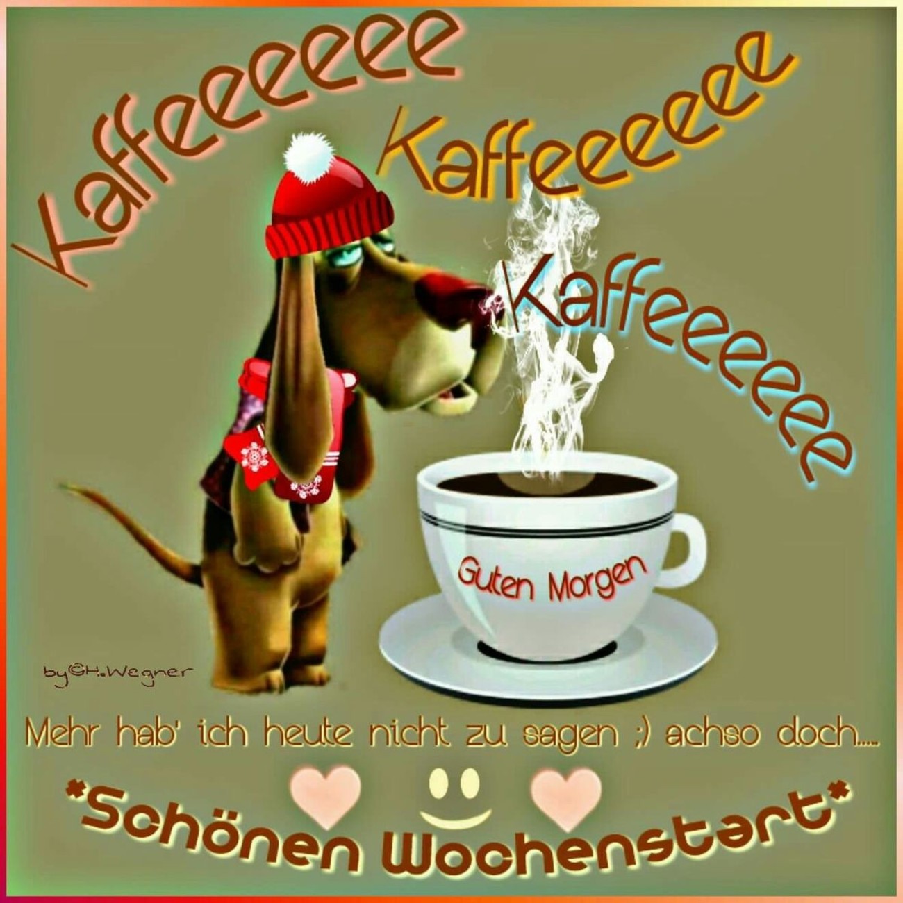 Schönen Montag kaffee 155