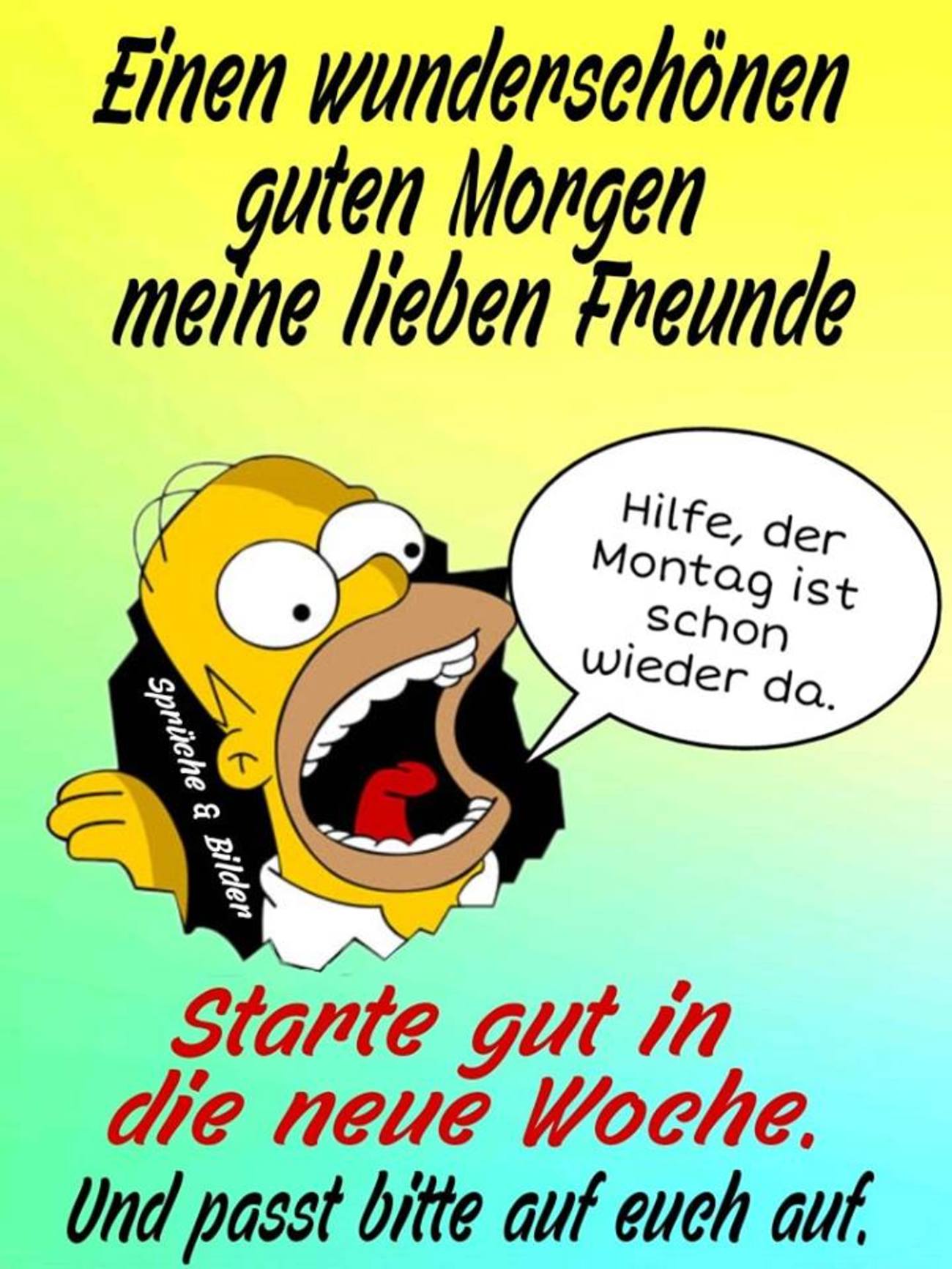 In bilder start woche die englisch guten neue Guten Start