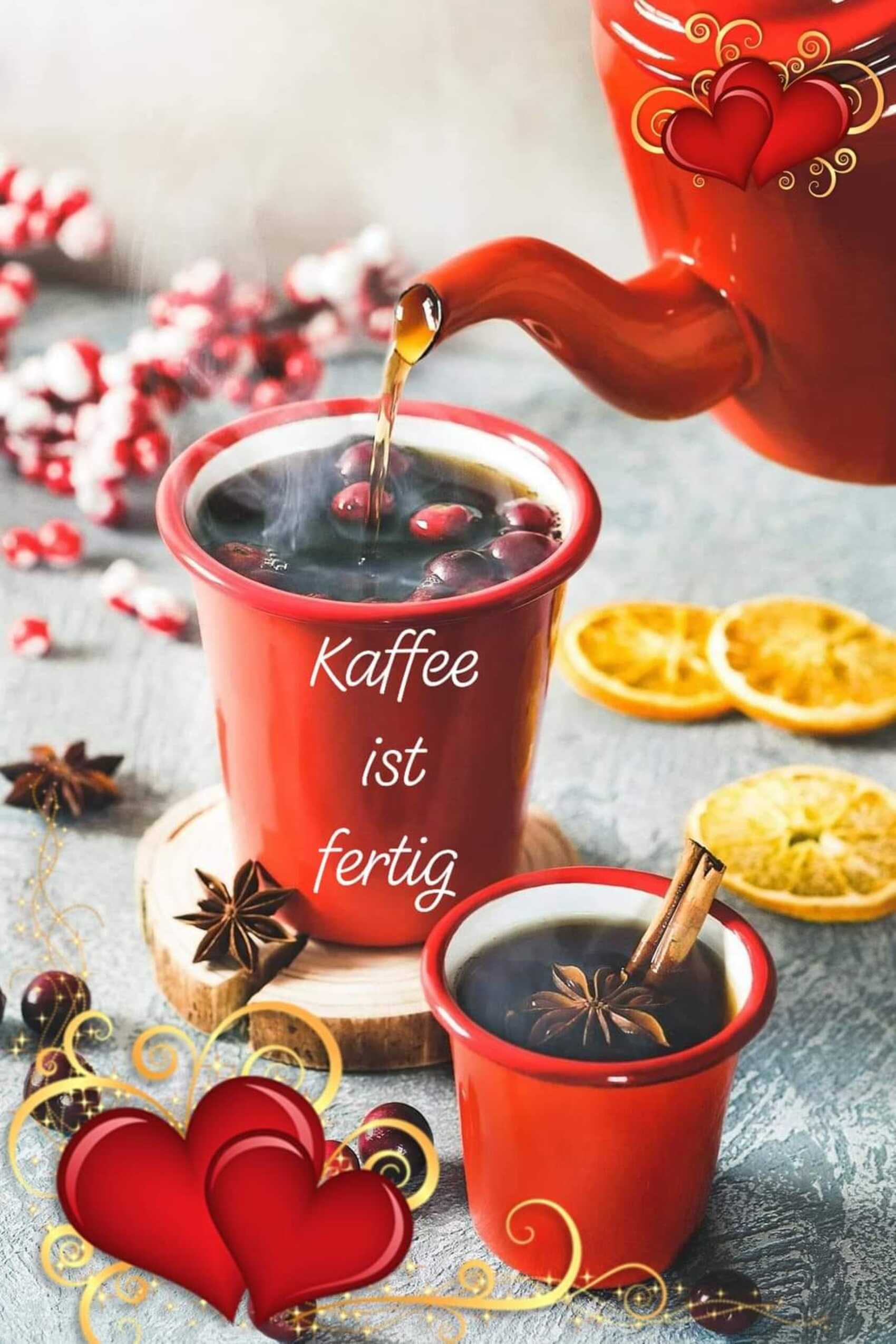 Kaffe ist fertig schöne bilder