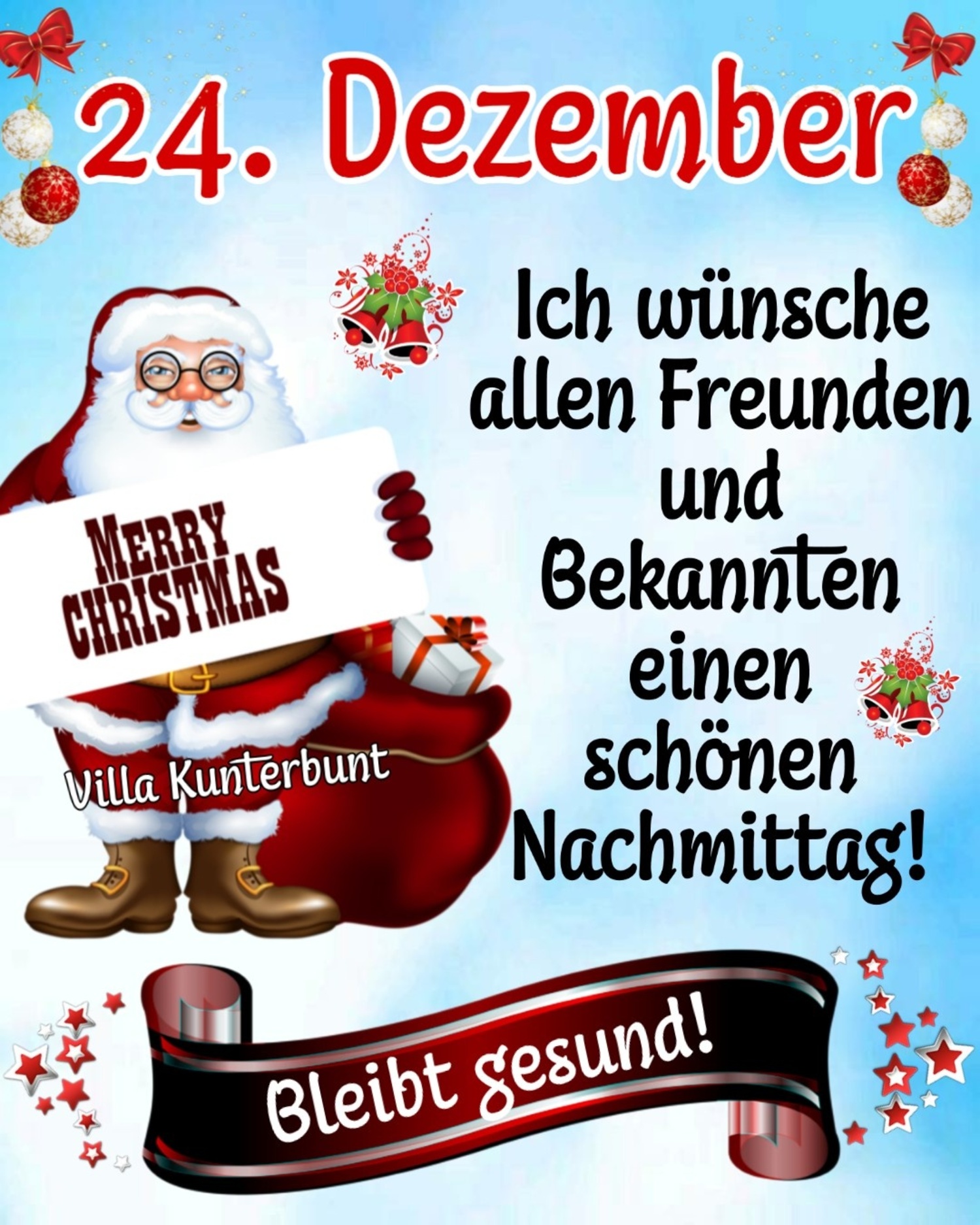 24 Dezember bleibt gesund