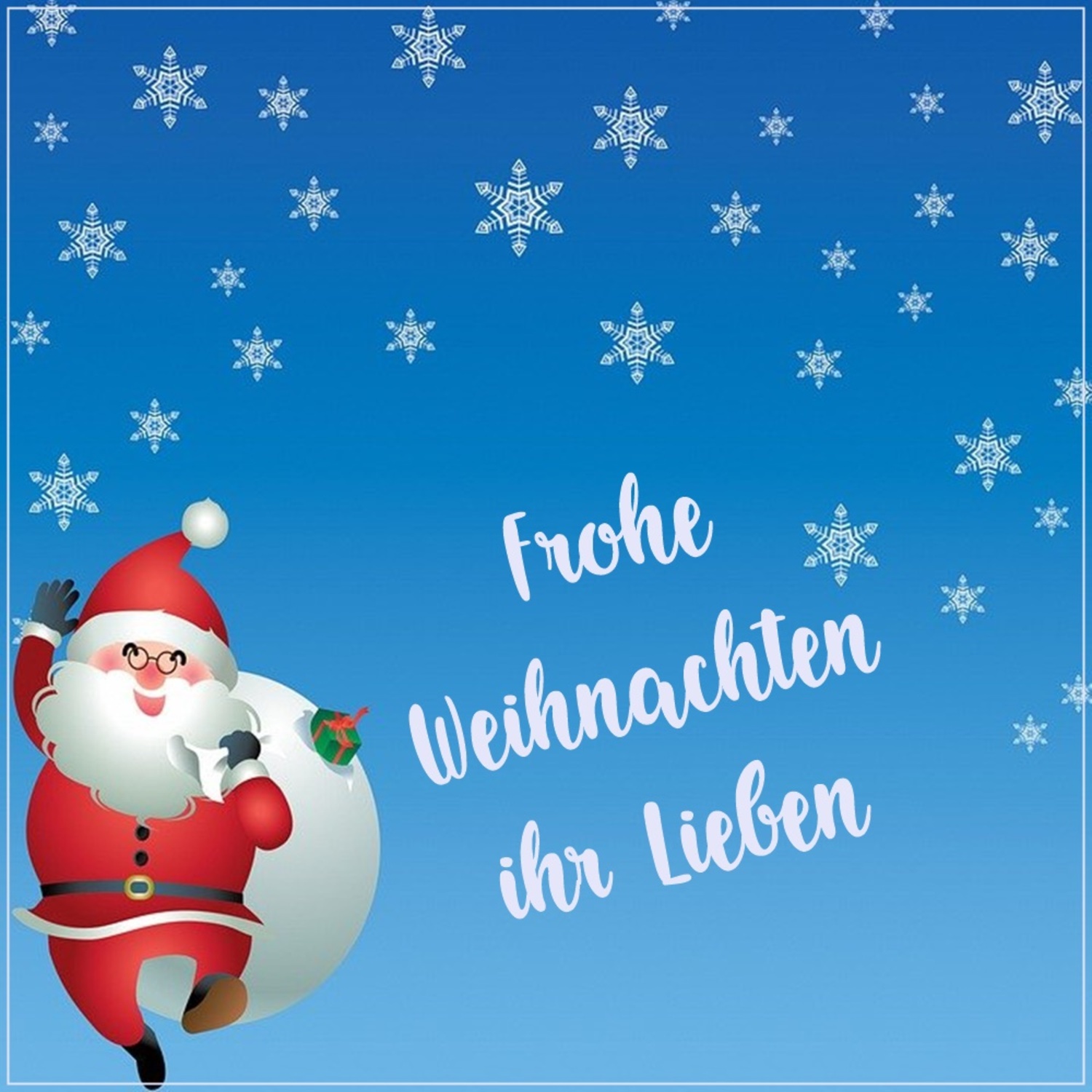 Frohe Weihnachten ihr lieben