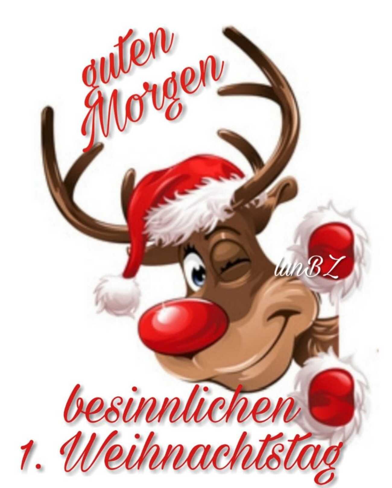 Guten Morgen besinnlichen Weihnachtstag