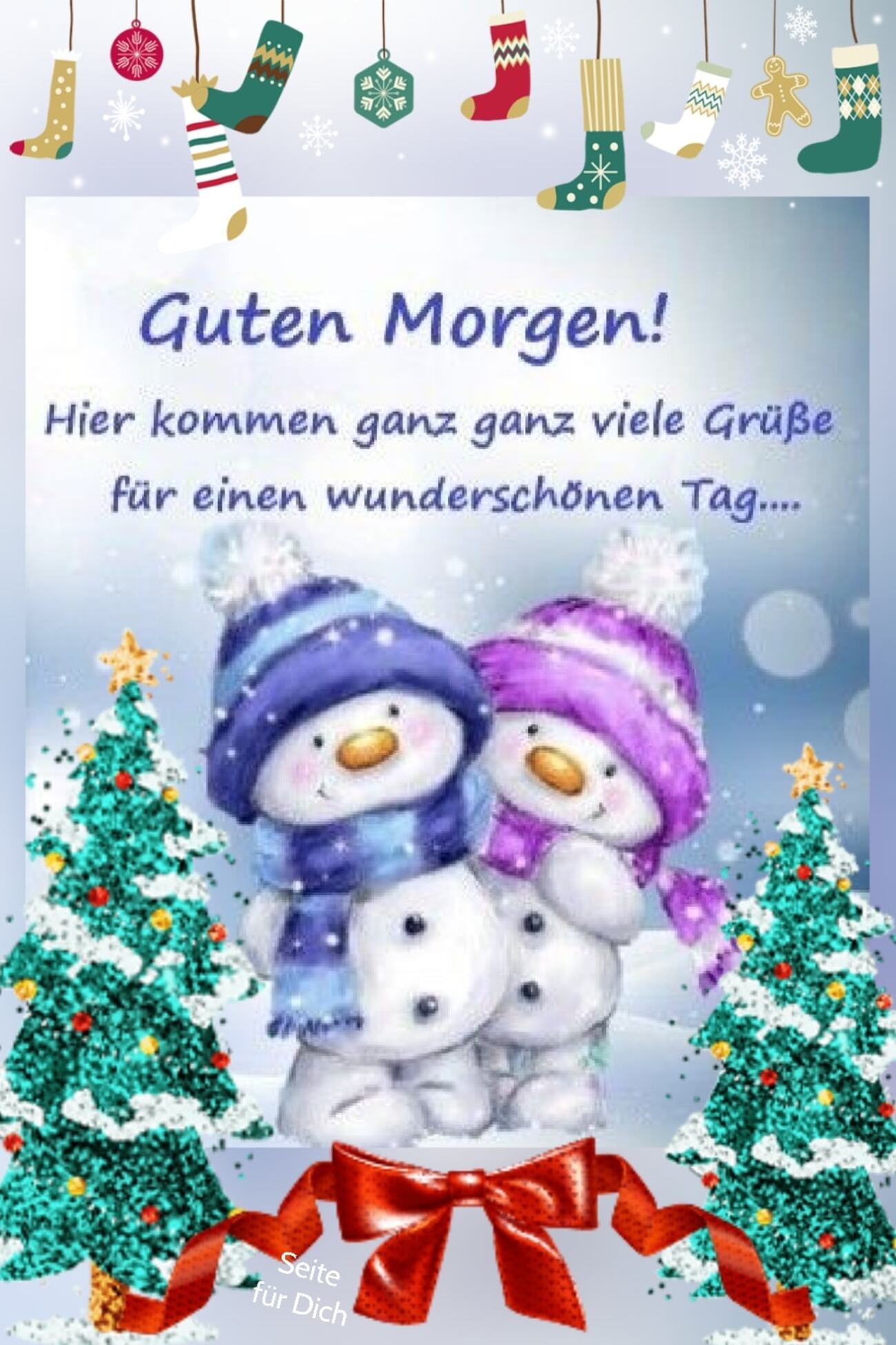 Guten Morgen wunderschónen tag Weihnachten