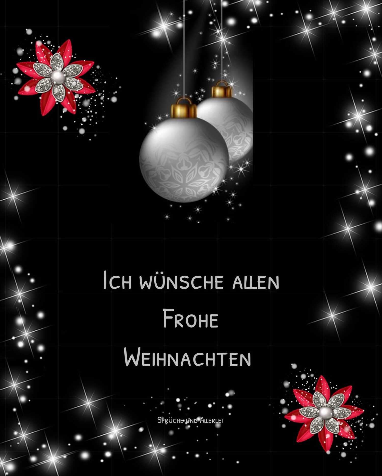 Ich wünsche allen frohe Weihnachten