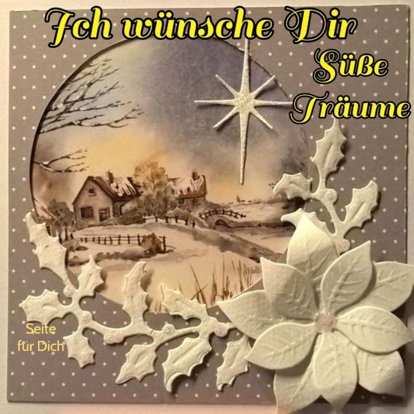 Ich wünsche dir süße Träume Weihnachten