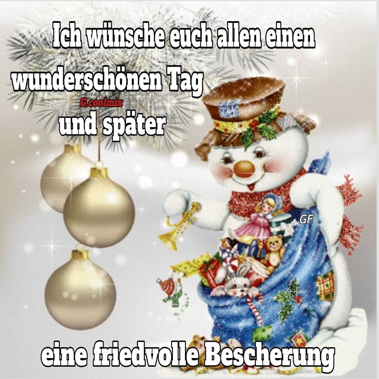 Wunderschönen tag Weihnachten