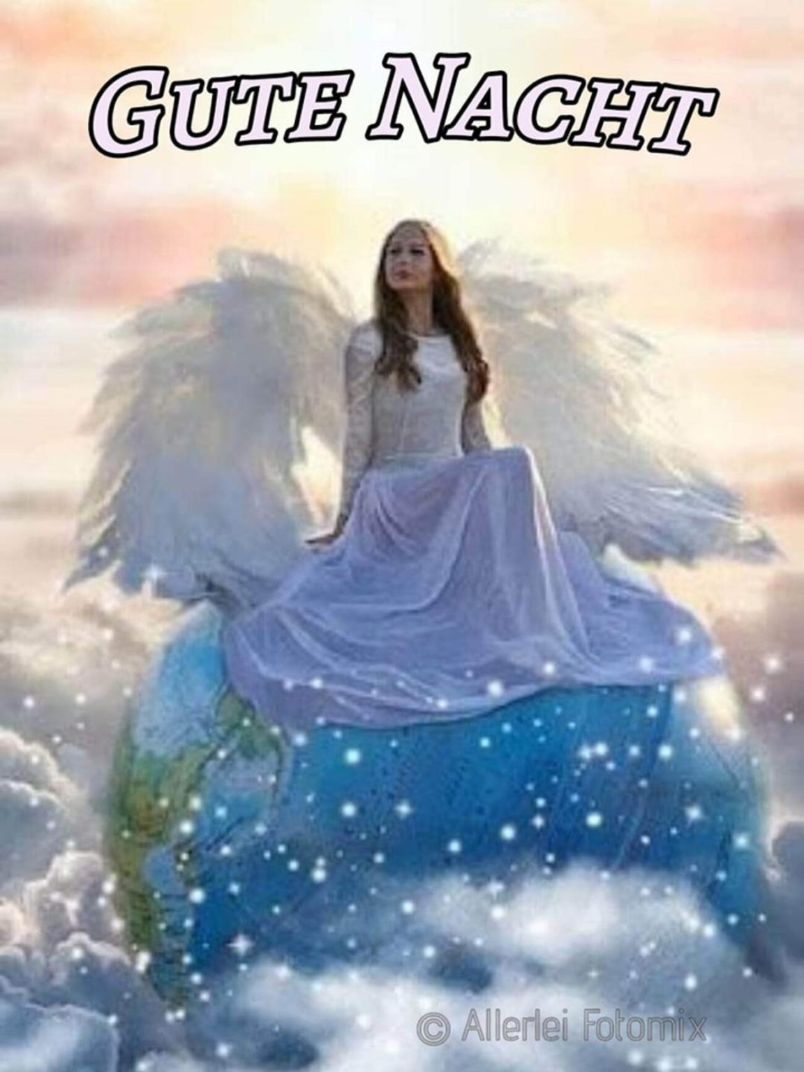 Einen wunderschönen abend und für später eine gute nacht freunde