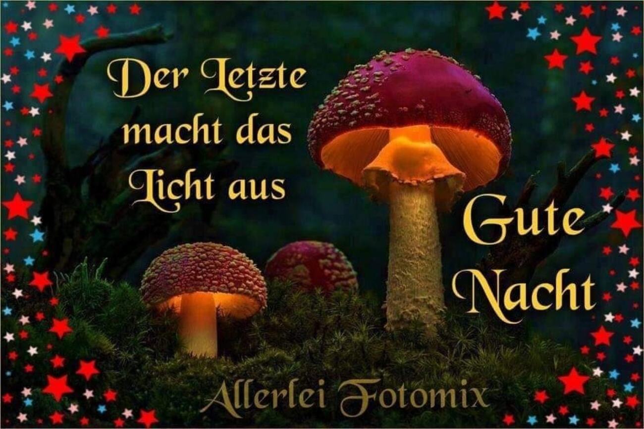 Der Letzte macht das licht aus Gute Nacht